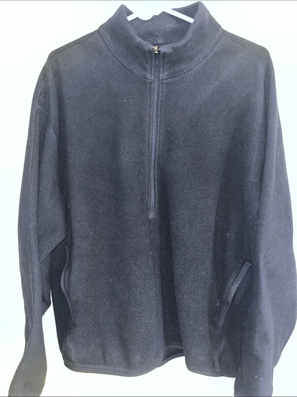 lululemon athletica super cozy Men's dark navy Quarter-Zip Fleece